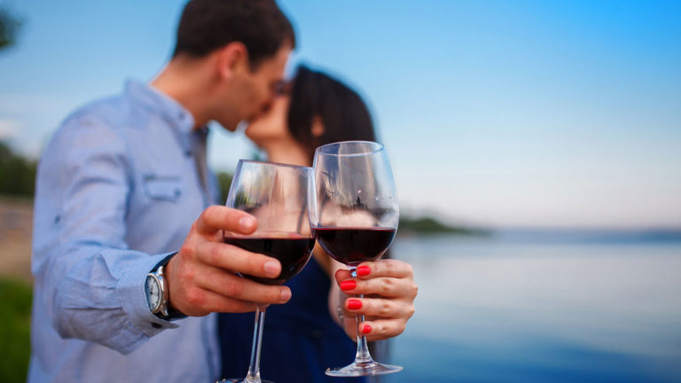 Wine Kissing