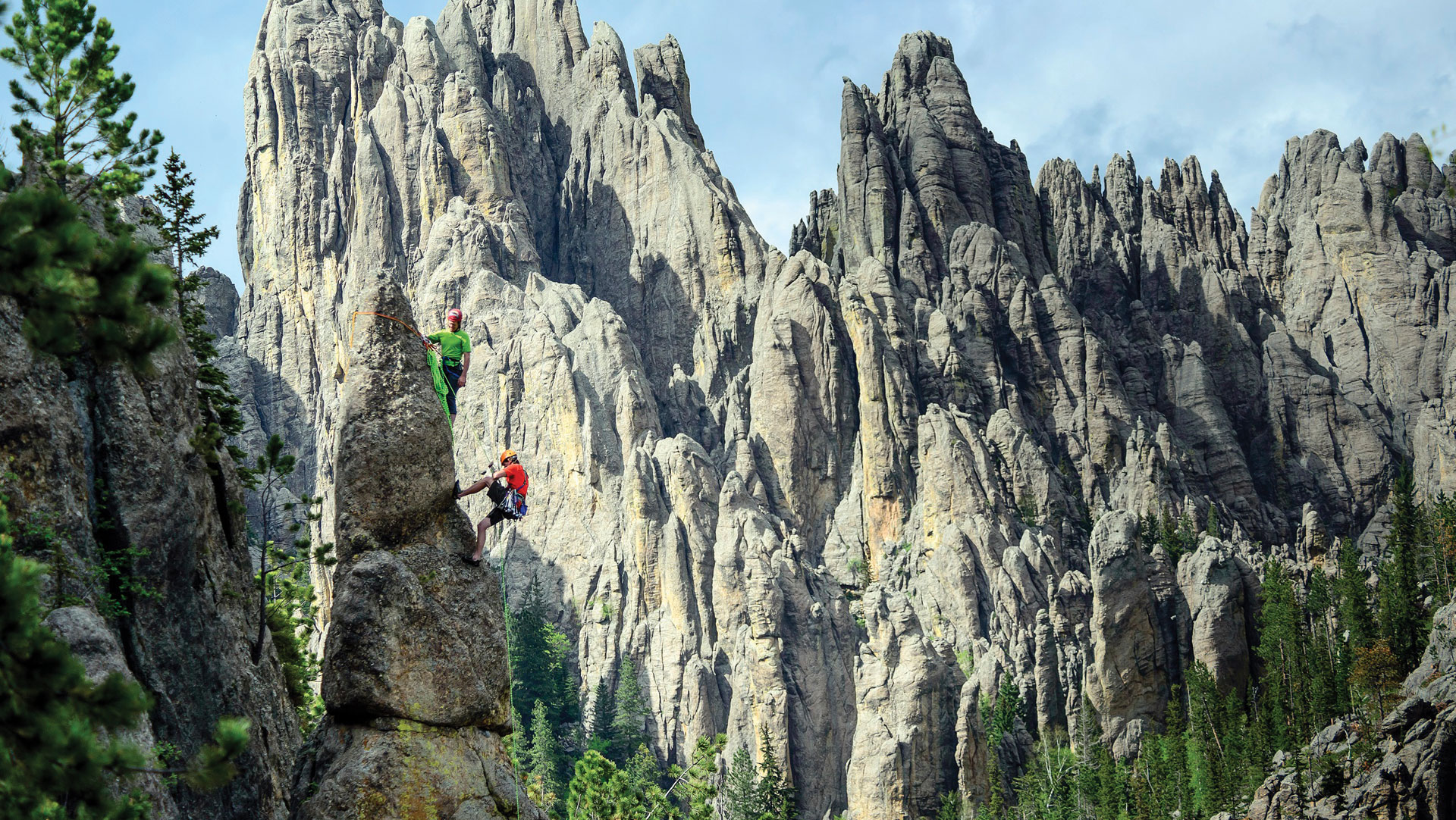 Climbing Palisades State Park